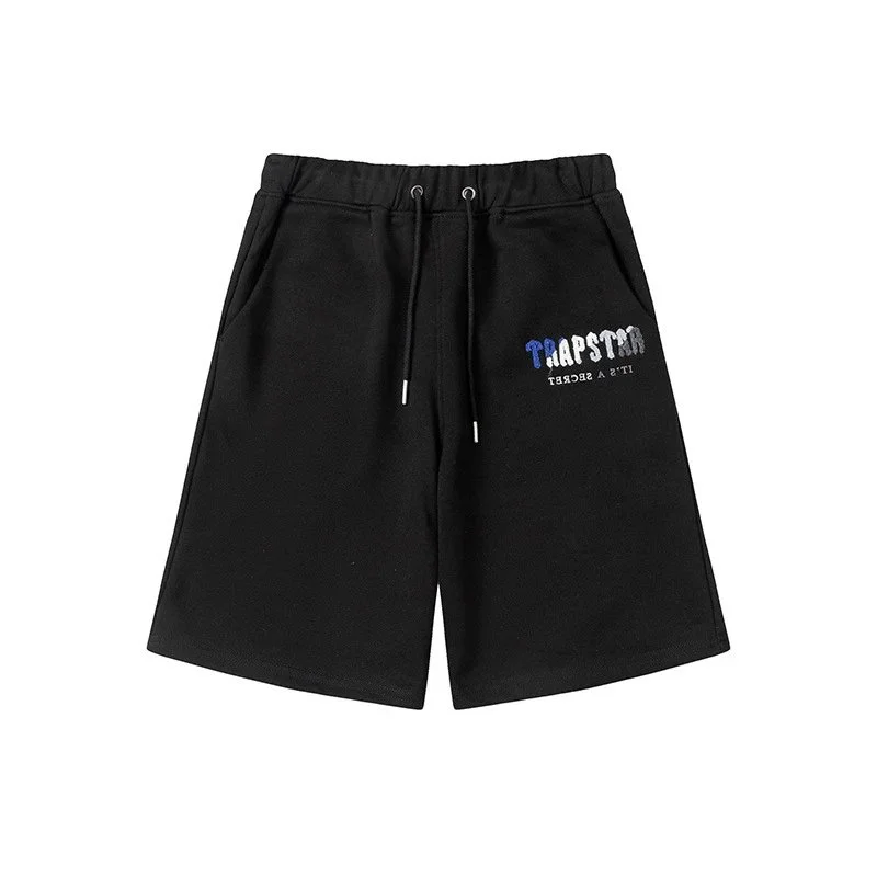 Trapstar Trapstar Black Logo Shorts Black - 1