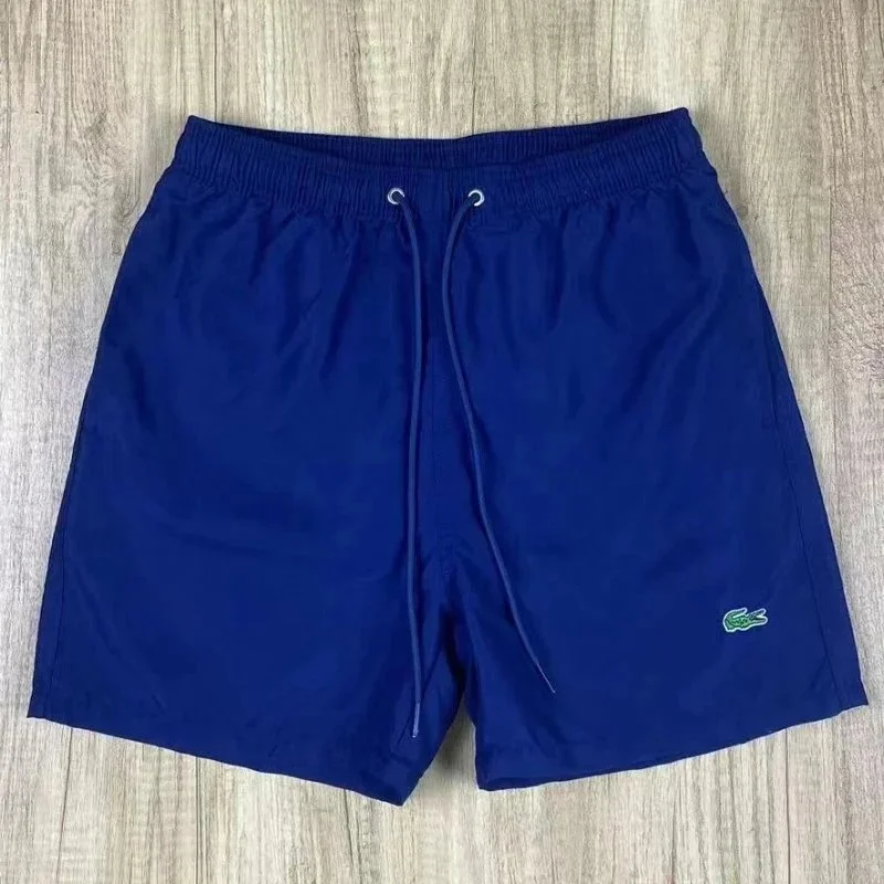 Lacoste Lacoste Navy Crocodile Logo Shorts Navy