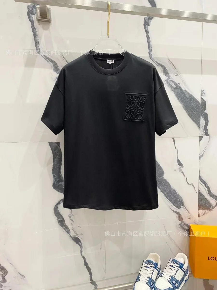 Loewe Loewe Anagram Black T-Shirt Black