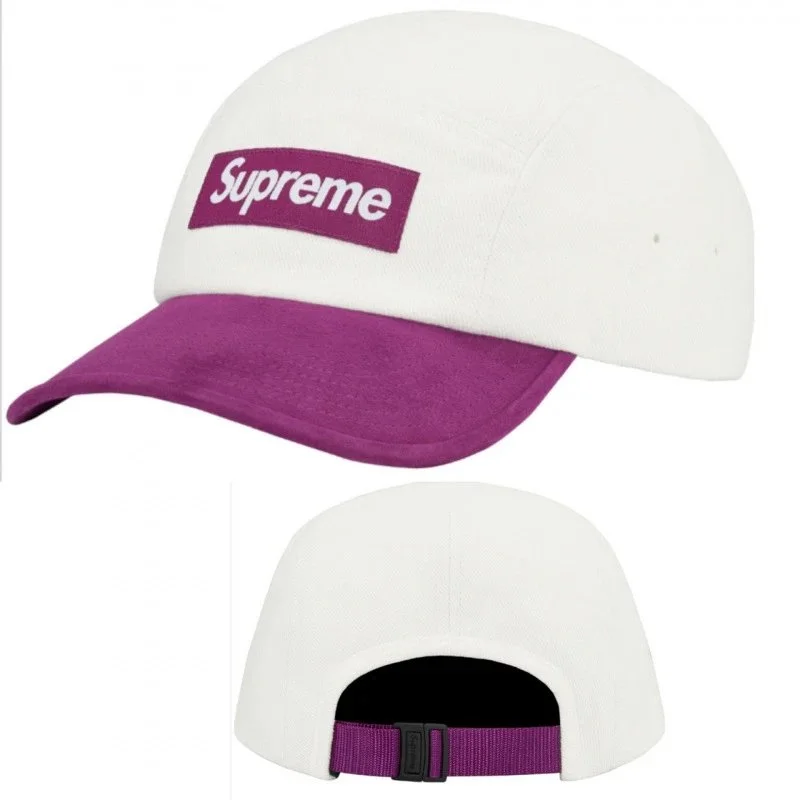 Supreme Supreme Box Logo White/Purple Cap White