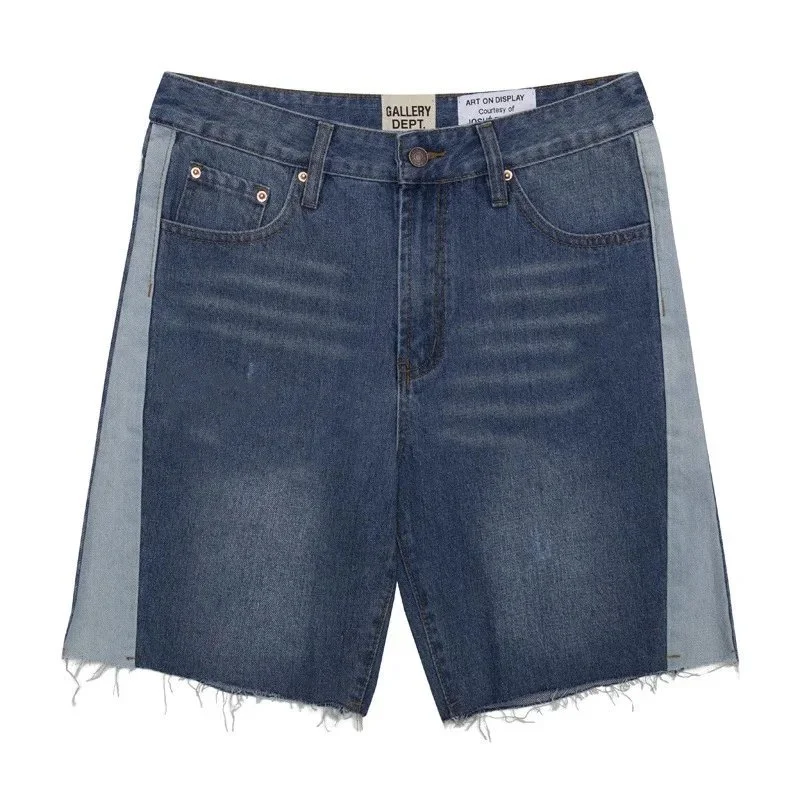 Gallery Dept. Gallery Dept. Two-Tone Blue Denim Shorts Blue - 1