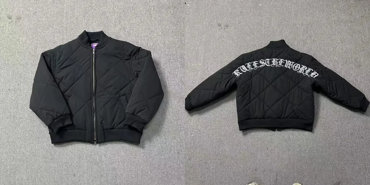 Corteiz Corteiz RTW Quilted Bomber Jacket Corteiz05 Black Black - 1