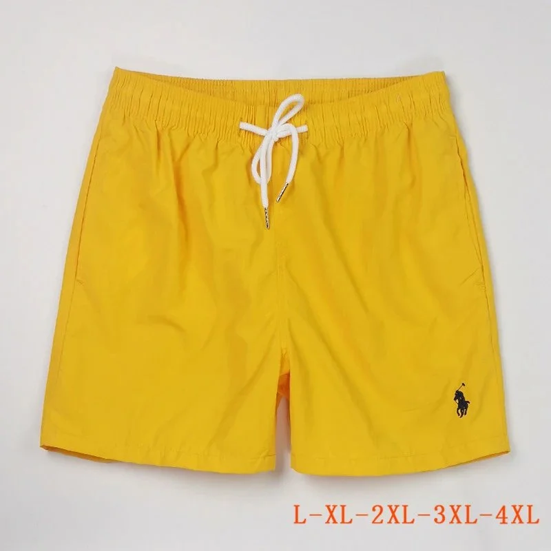 Polo Ralph Lauren Polo Ralph Lauren Big Pony Yellow Solid Shorts Yellow - 1