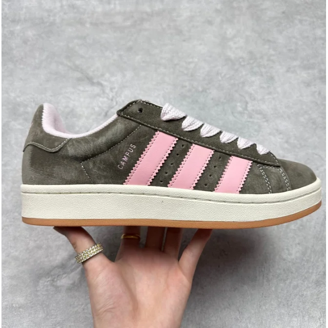 Adidas Adidas Campus Olive Pink Gum Sneakers Green