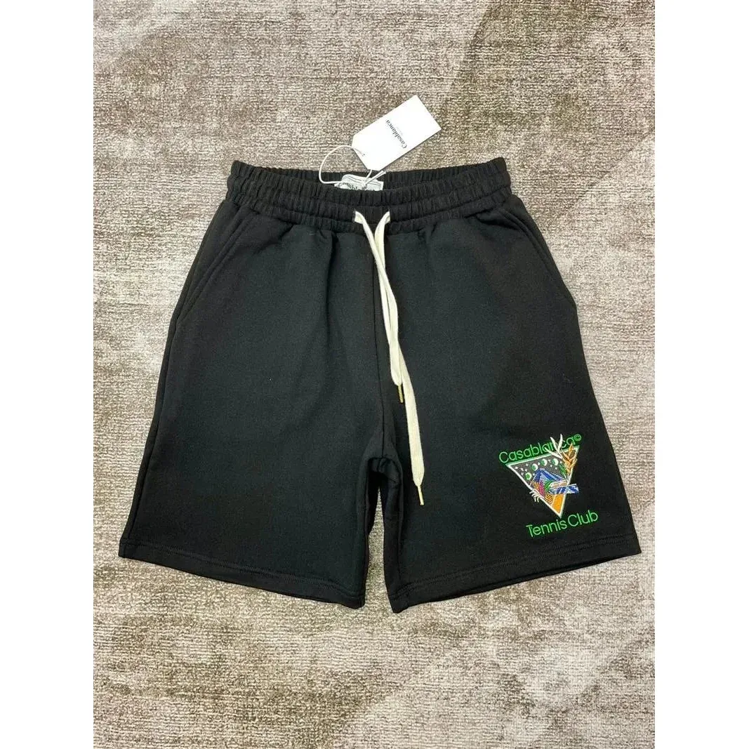 Casablanca Casablanca Tennis Club Black Shorts Black - 1