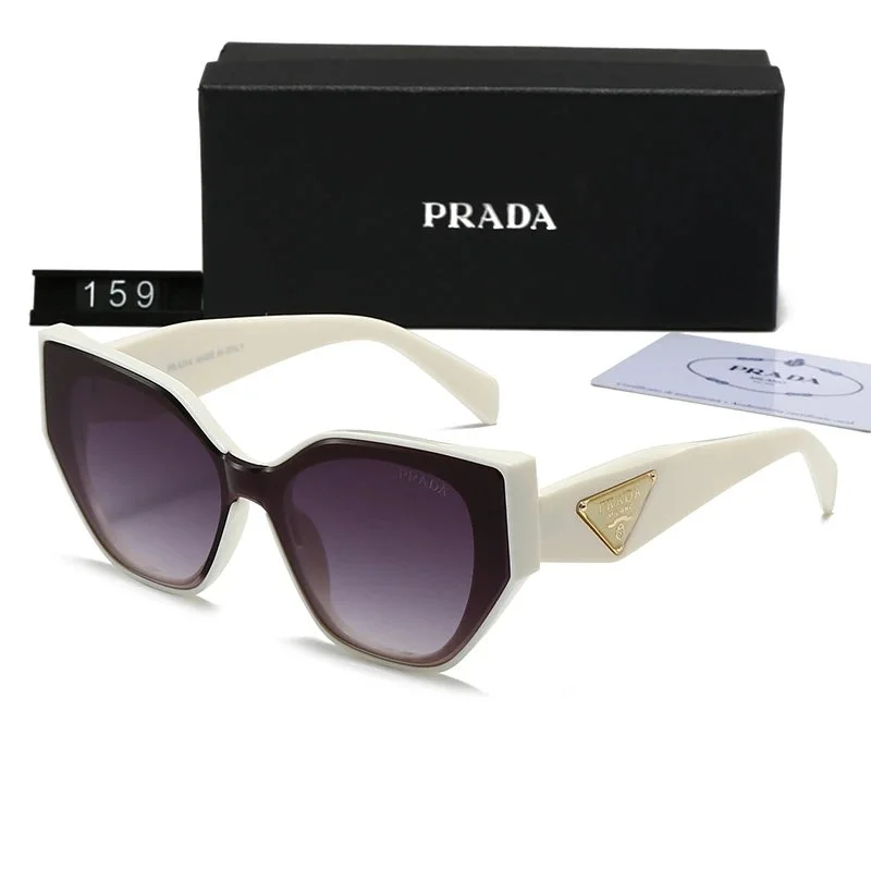 Prada Prada 159-D Gradient Lens Sunglasses White - 1