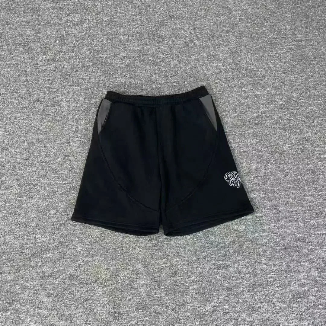 Other Black and Grey Contrast Panel Shorts me-p070 Black - 1
