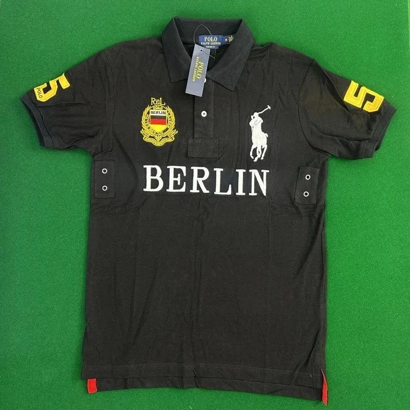 Polo Ralph Lauren Polo Ralph Lauren Berlin Black Polo Shirt Black - 1