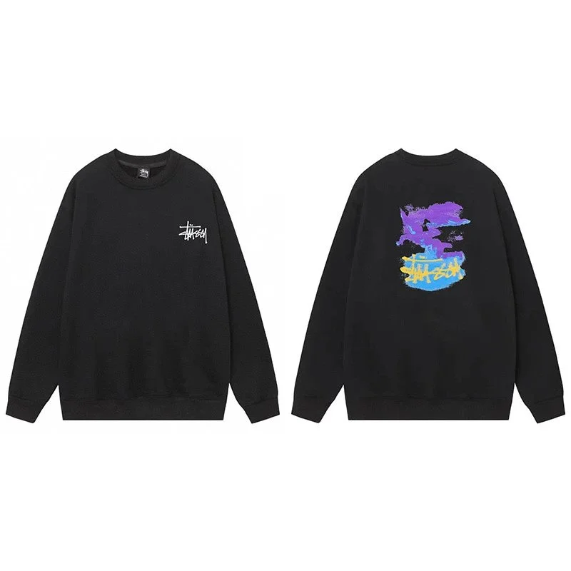 Stussy Stussy Stüssy Bear Black Hoodie Black - 1