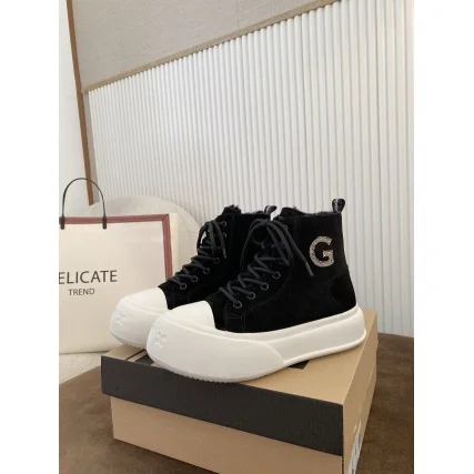 Other Unisex Black G Logo High Top Sneakers Black - 1