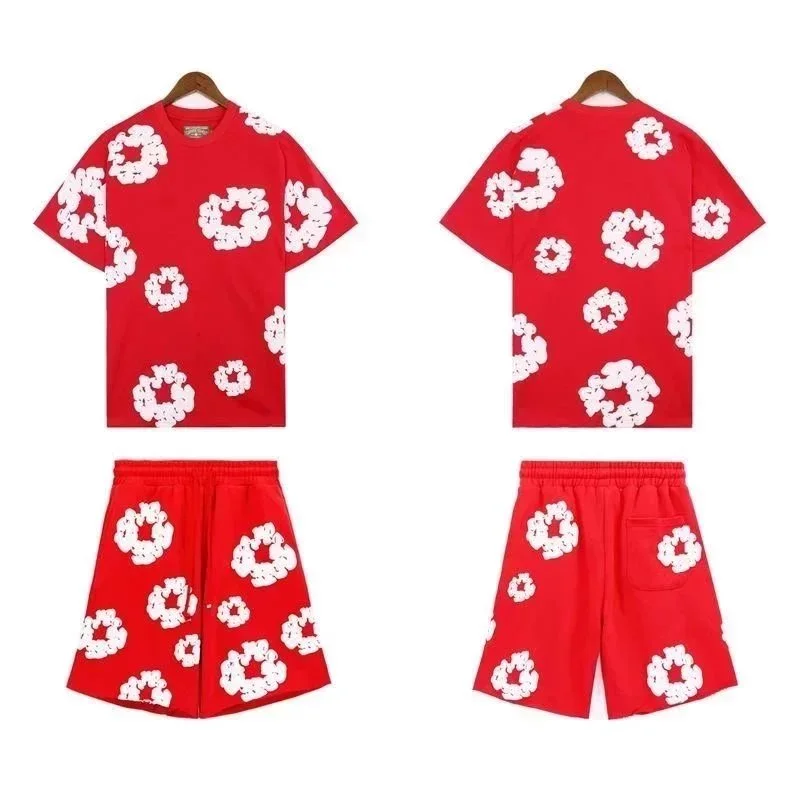 Other Red White Floral Print Set Casual Co-ord Set Red - 1