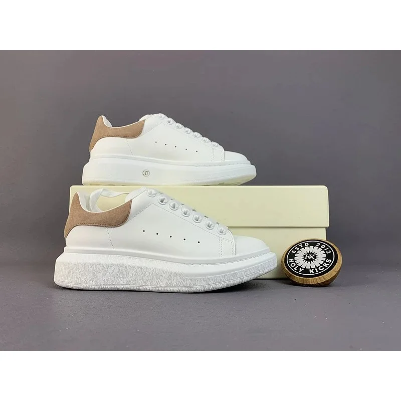Alexander McQueen Alexander McQueen McQueen White/Brown Sneakers White - 1