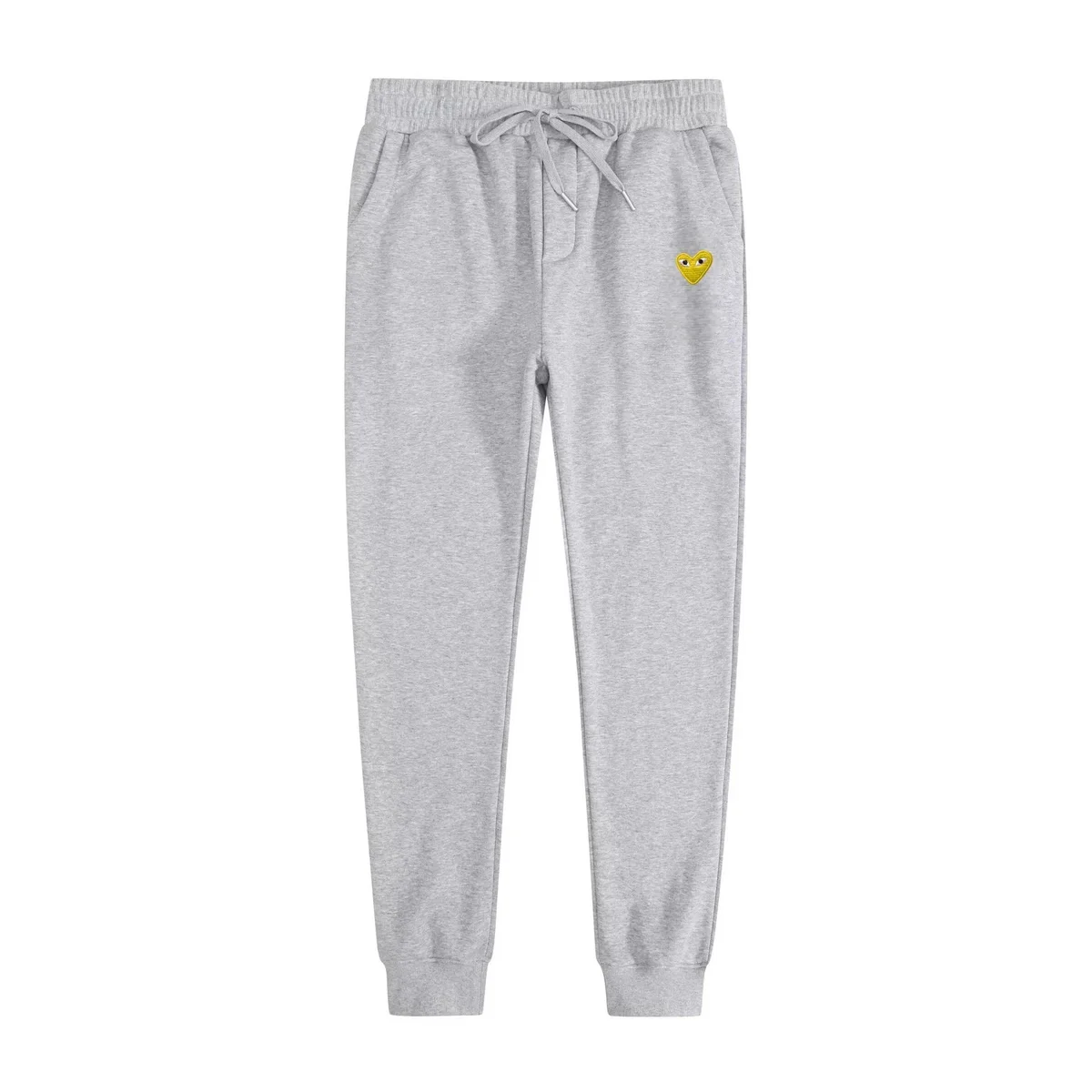 Comme des Garçons Comme des Garçons Heart Logo Grey Sweatpants Grey - 1