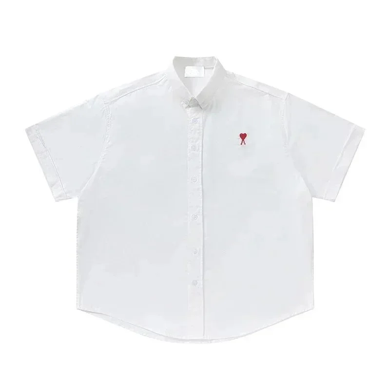 Ami Paris AMI Classic White Short-Sleeve Shirt White - 1