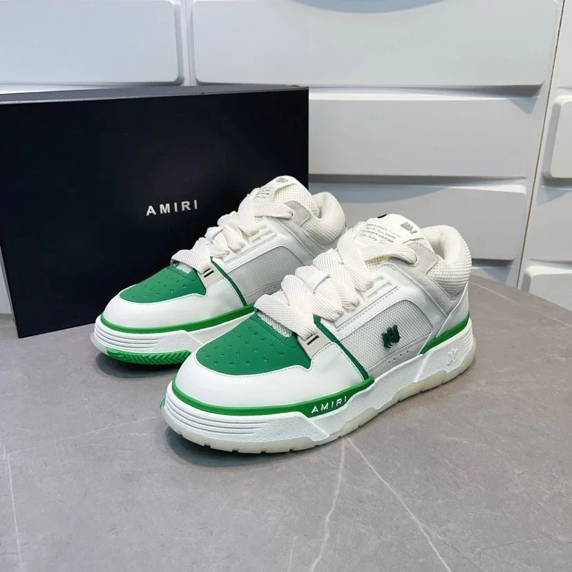 Amiri Amiri AMRI White/Green Sneakers Green - 1