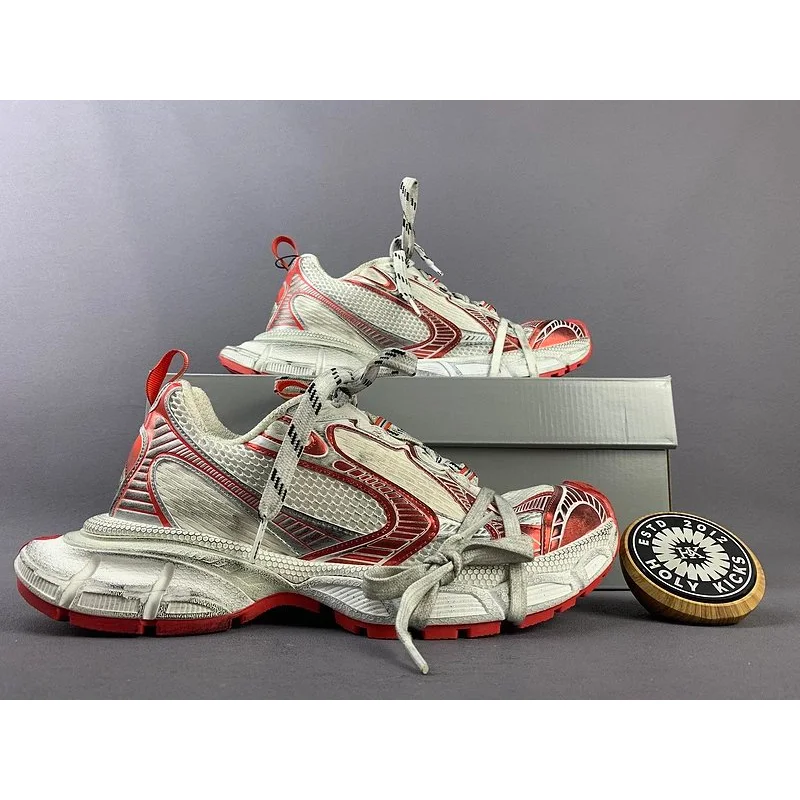 Balenciaga Balenciaga Triple S White/Red Sneakers White - 1