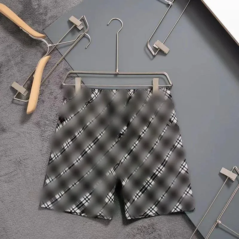 Other Plaid Shorts V2602 Black Casual Shorts Black - 1