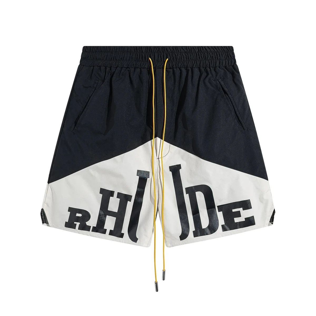 Rhude Rhude Rhecess 30 Shorts Black/White Black - 1
