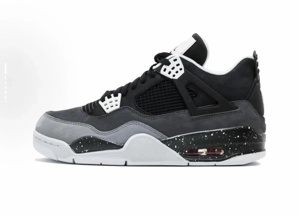 Jordan Jordan Air Jordan 4 Fear Sneaker Black