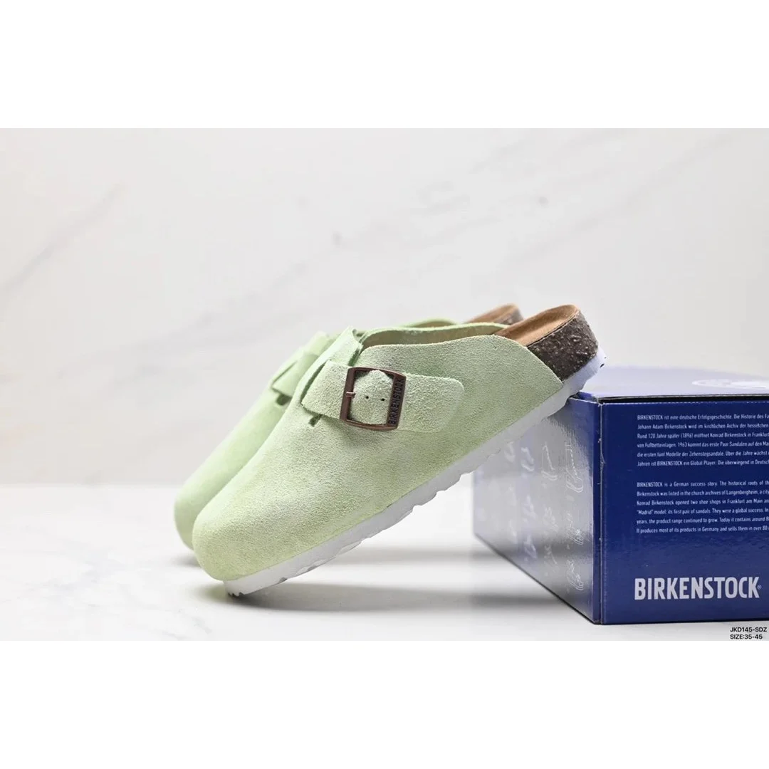 Birkenstock Birkenstock Boston Light Green Sandals Green - 1