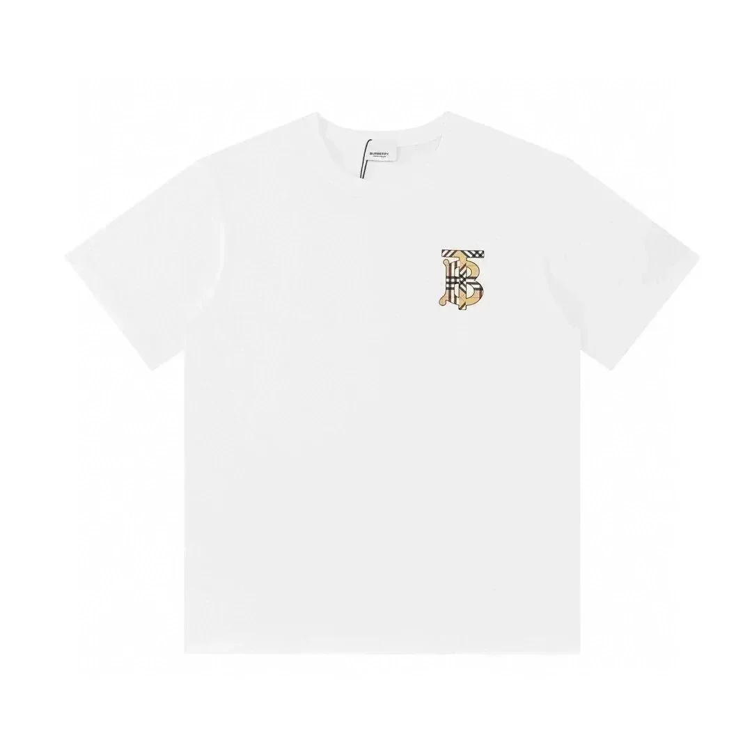 Burberry Burberry White TB Monogram T-Shirt White - 1