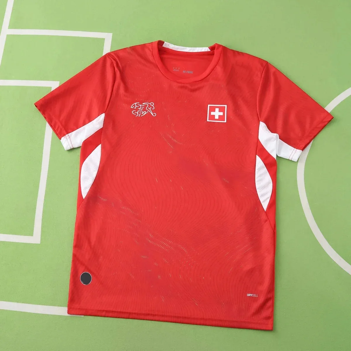 Other Red Swiss Football Jersey T-Shirt Red - 1