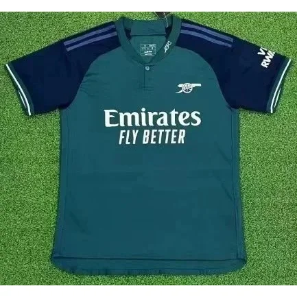 Other Arsenal FC Jersey Green Navy Sporty Football Shirt Green - 1