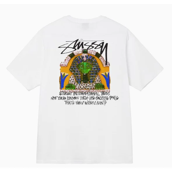 Stussy Stussy Stüssy Iconic Graphic T-Shirt White White - 1