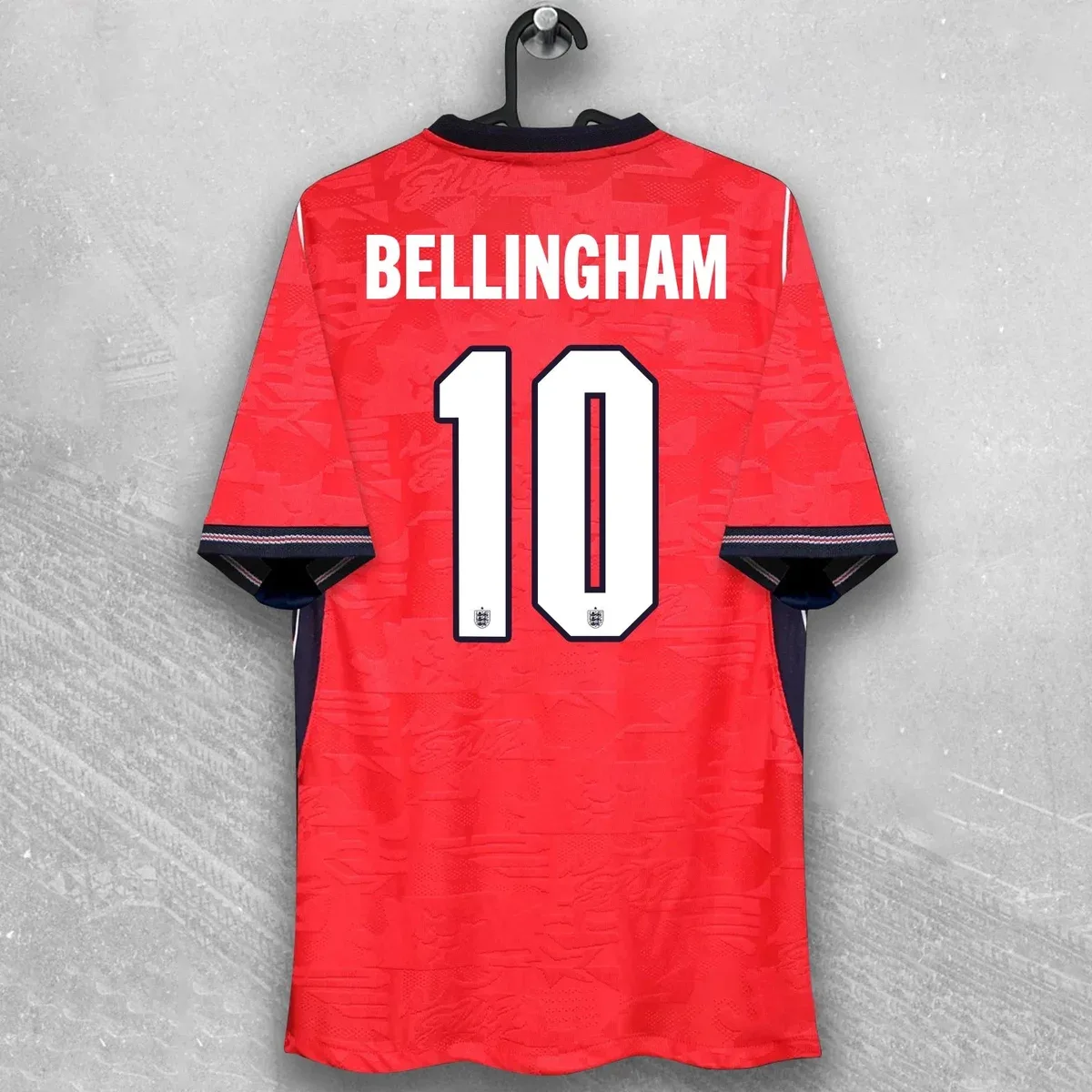Adidas Adidas England Bellingham #10 2026 Away Jersey Red - 1