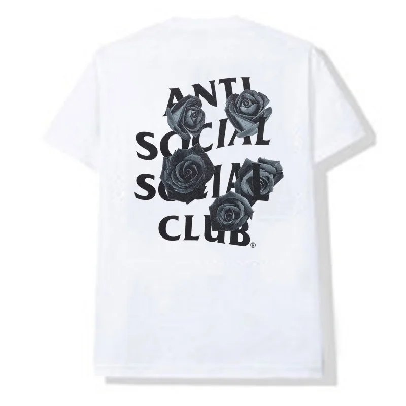 Anti Social Social Club Anti Social Social Club White/Black Printed T-Shirt White - 1