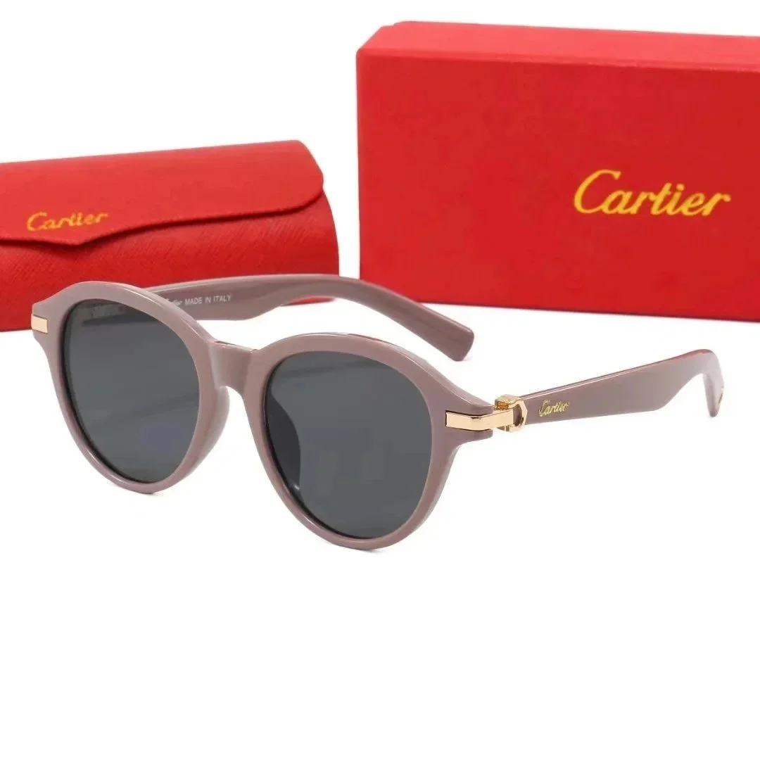 Cartier Cartier Soleil Blanc Polarized Sunglasses Brown - 1