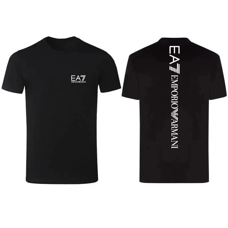 Armani EA7 Black T-Shirt Black
