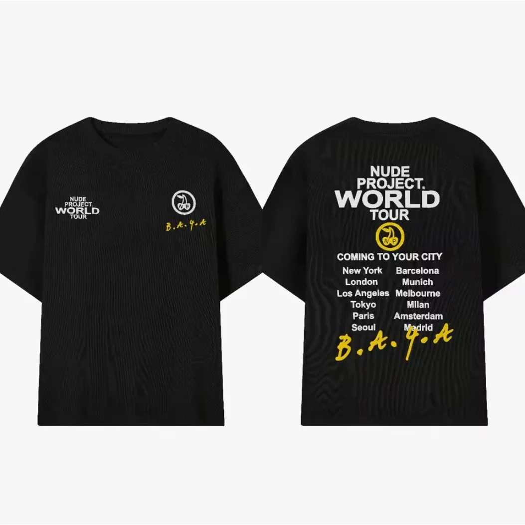 Other Nude Project World Tour Black T-Shirt Black - 1