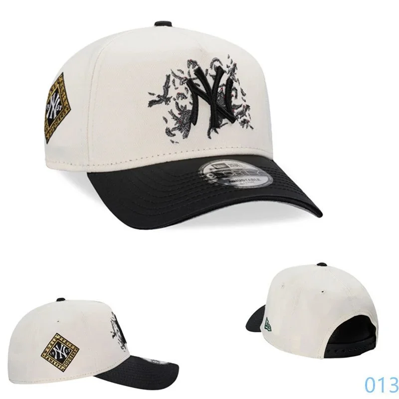 New Era New York Yankees White Black Cap catalog image