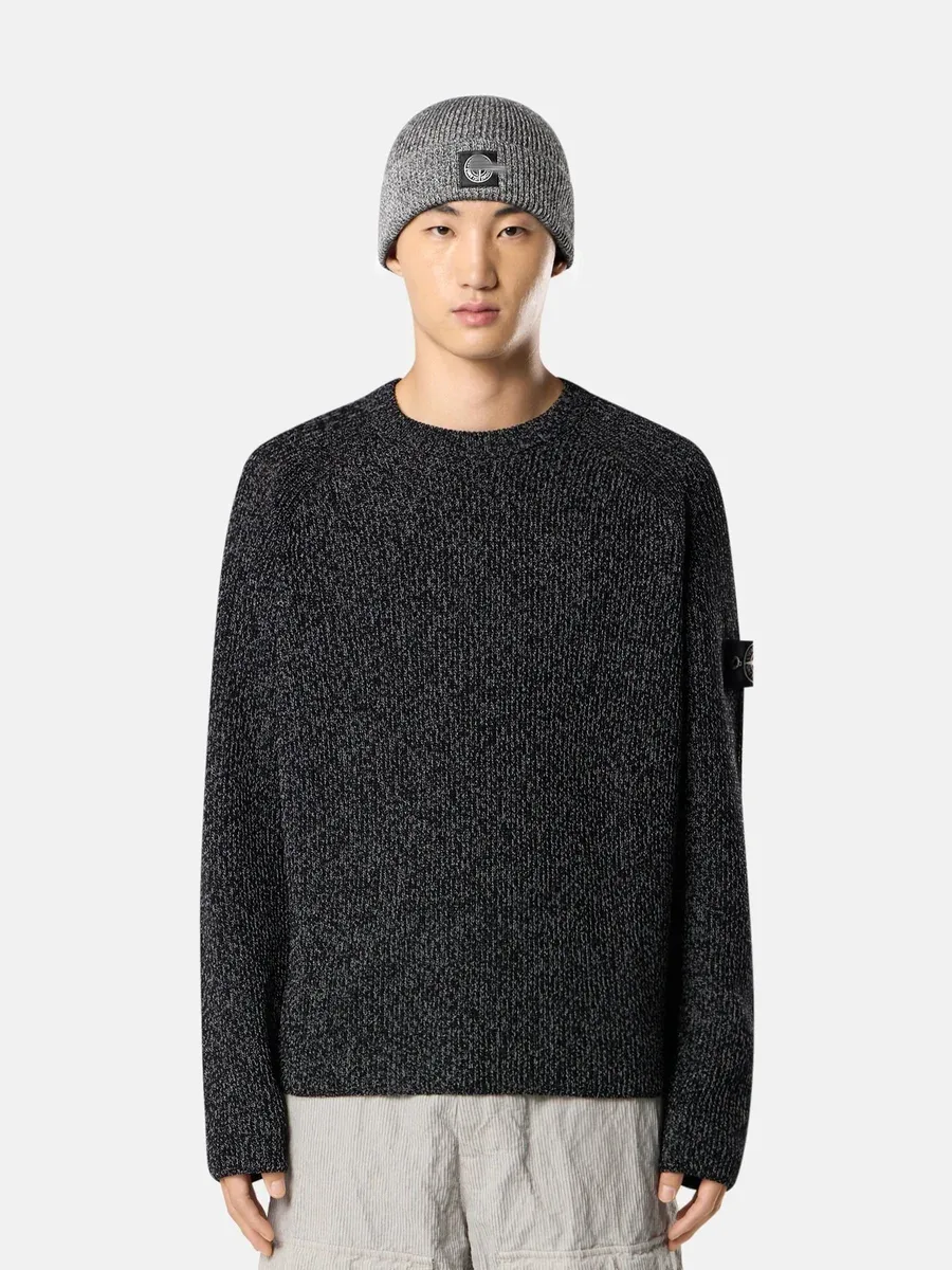 Stone Island Stone Island Knit Sweater 349 Black Black