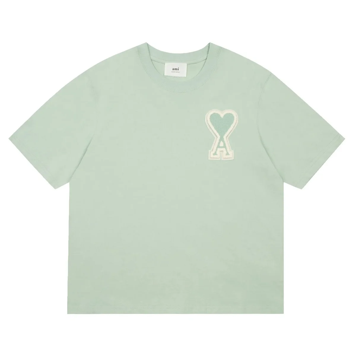 Ami Paris AMI Ami de Coeur Mint Green T-Shirt Green