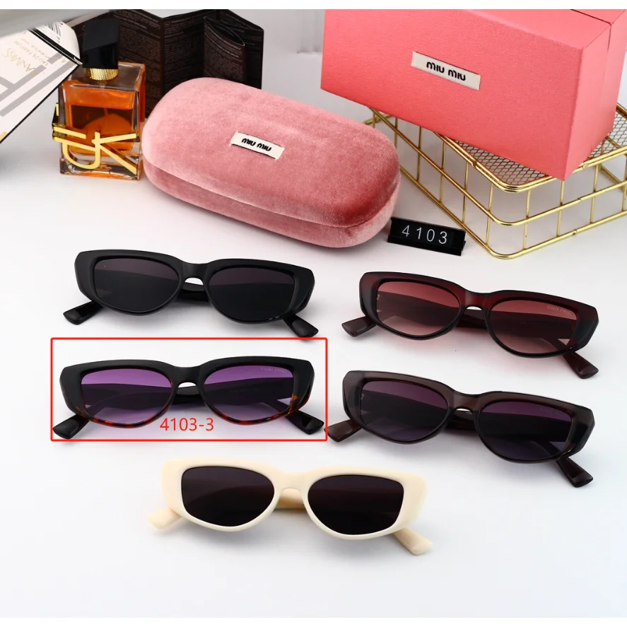 Miu Miu Miu Miu 4103-3 Purple Gradient Sunglasses Purple - 1