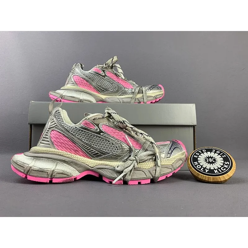 Balenciaga Balenciaga Triple S Grey/Pink Sneakers Grey - 1