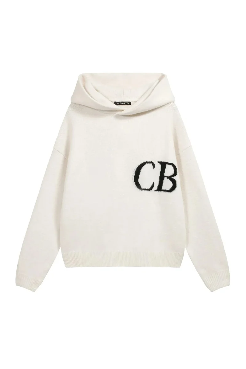 Cole Buxton Cole Buxton Cream CB Logo Hoodie Cream - 1