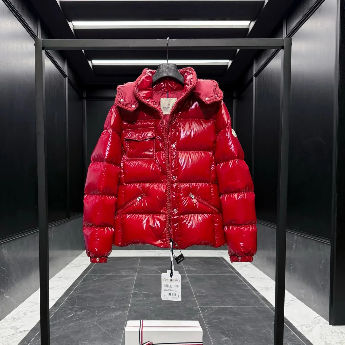 Moncler Moncler New Year Red Parka Winter Jacket Red