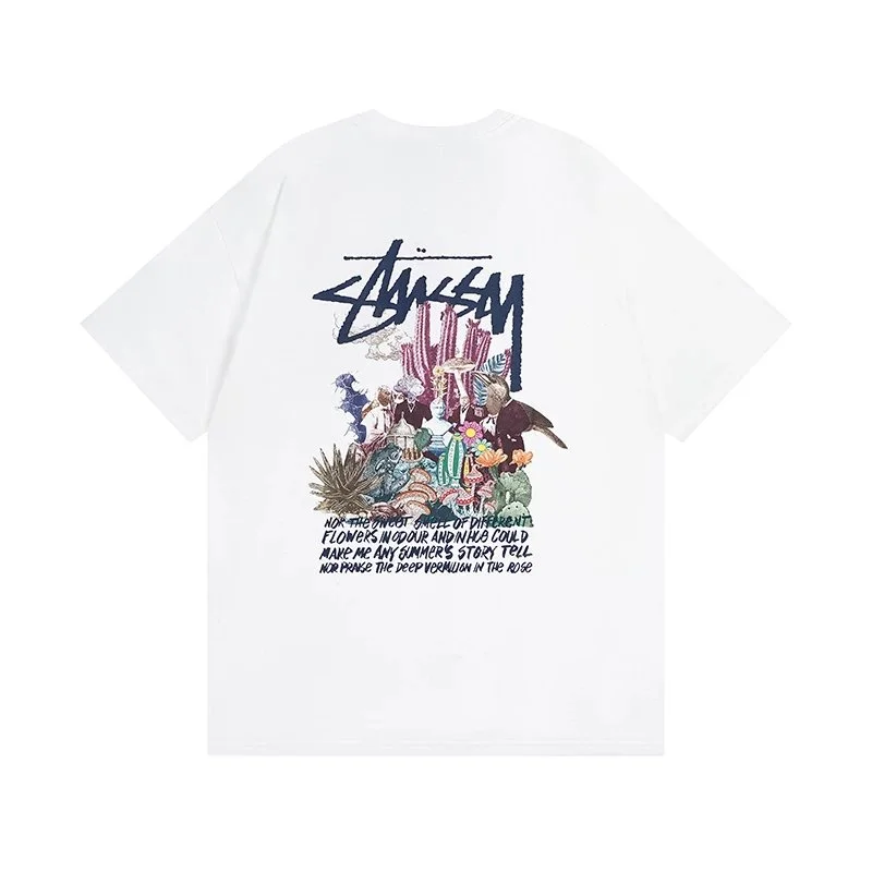 Stussy Stussy Stüssy White Graphic T-Shirt White - 1