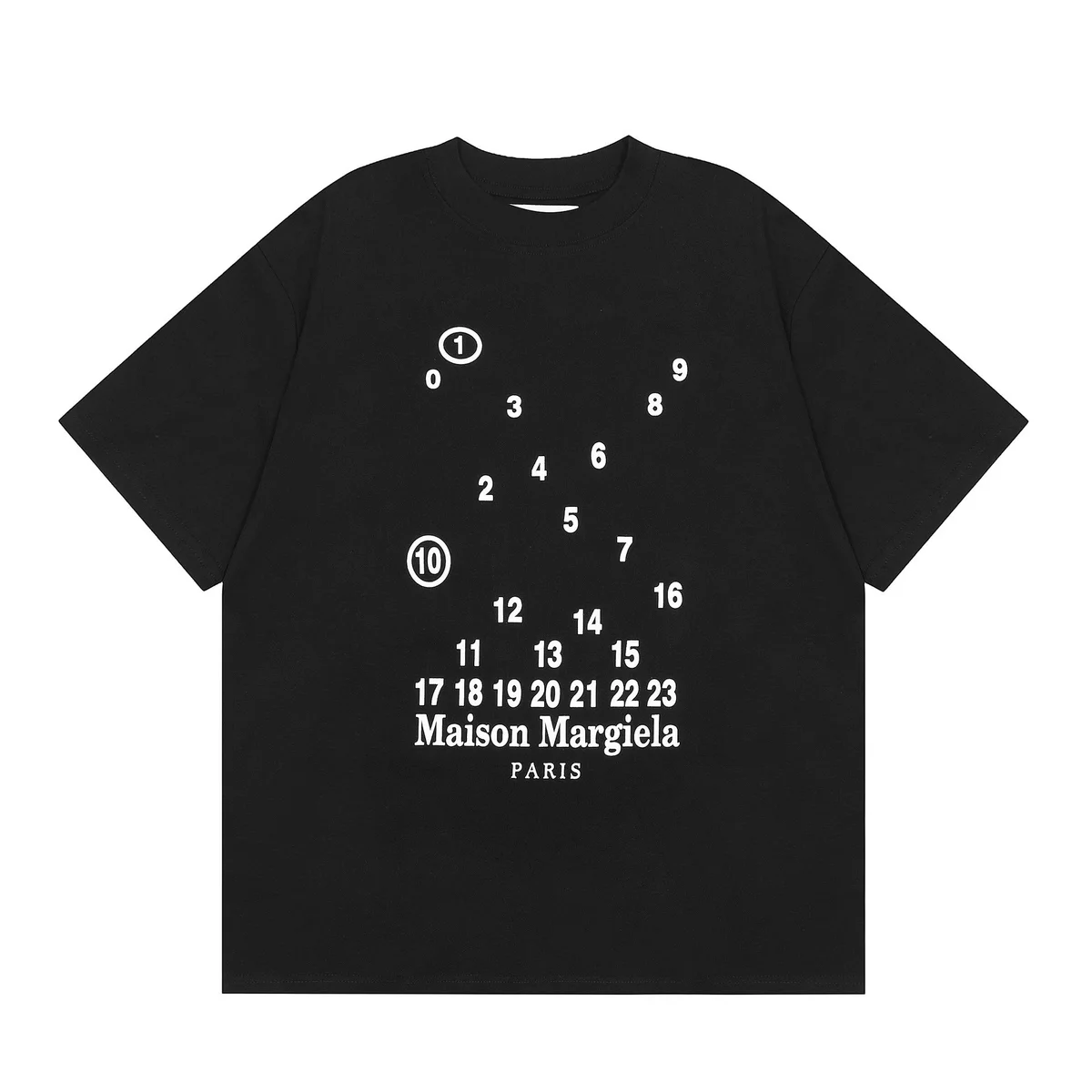 Maison Margiela Maison Margiela Black Tabi T-Shirt Black - 1