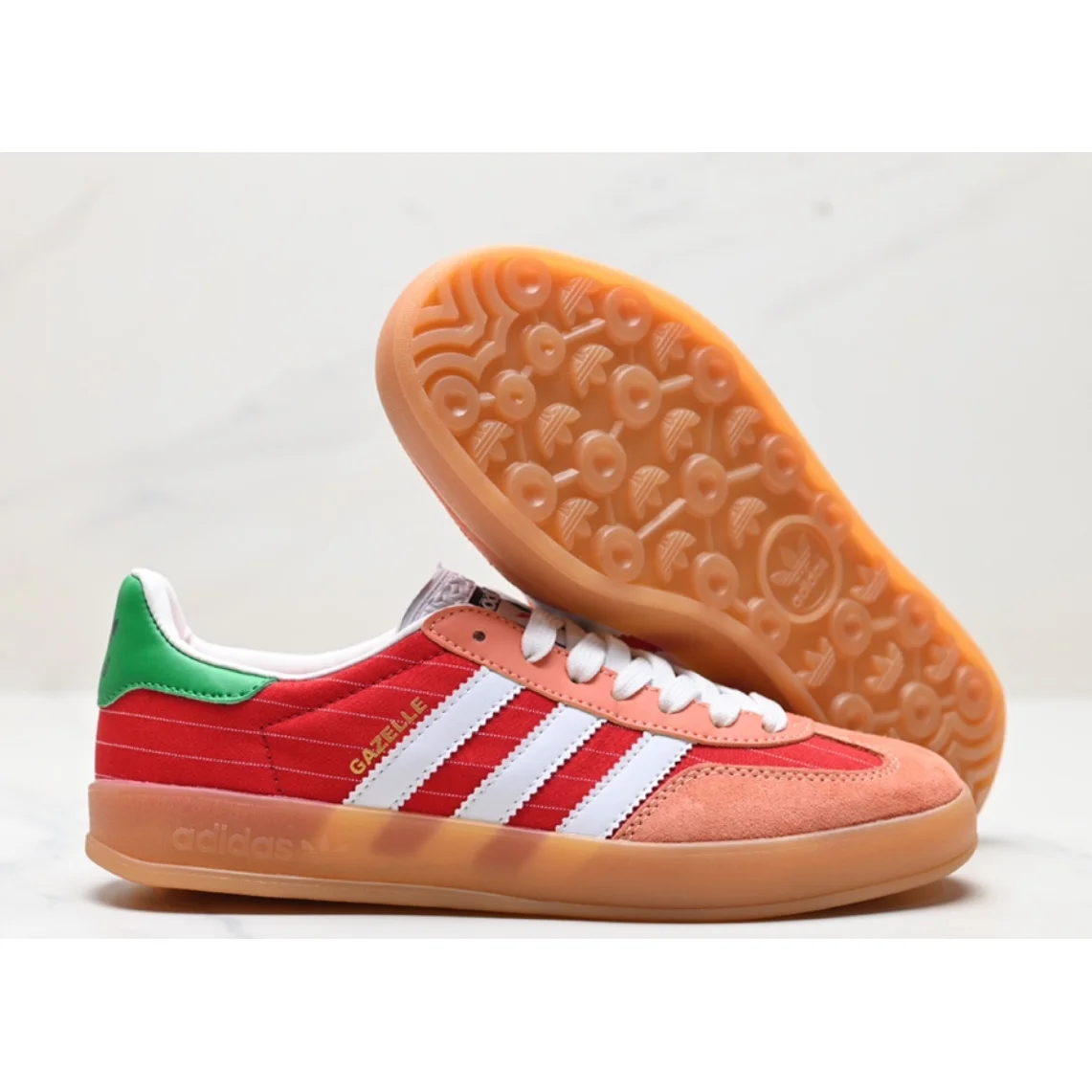 Adidas Adidas Gazelle Red/White Green Sneakers Red - 1