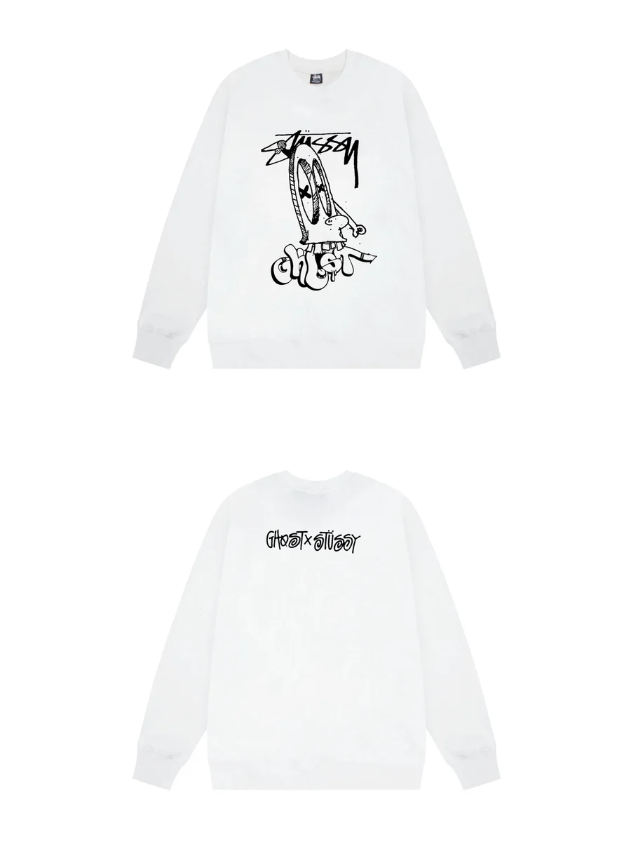 Stussy Stussy Stüssy Ghost x Atelier White Sweatshirt White - 1