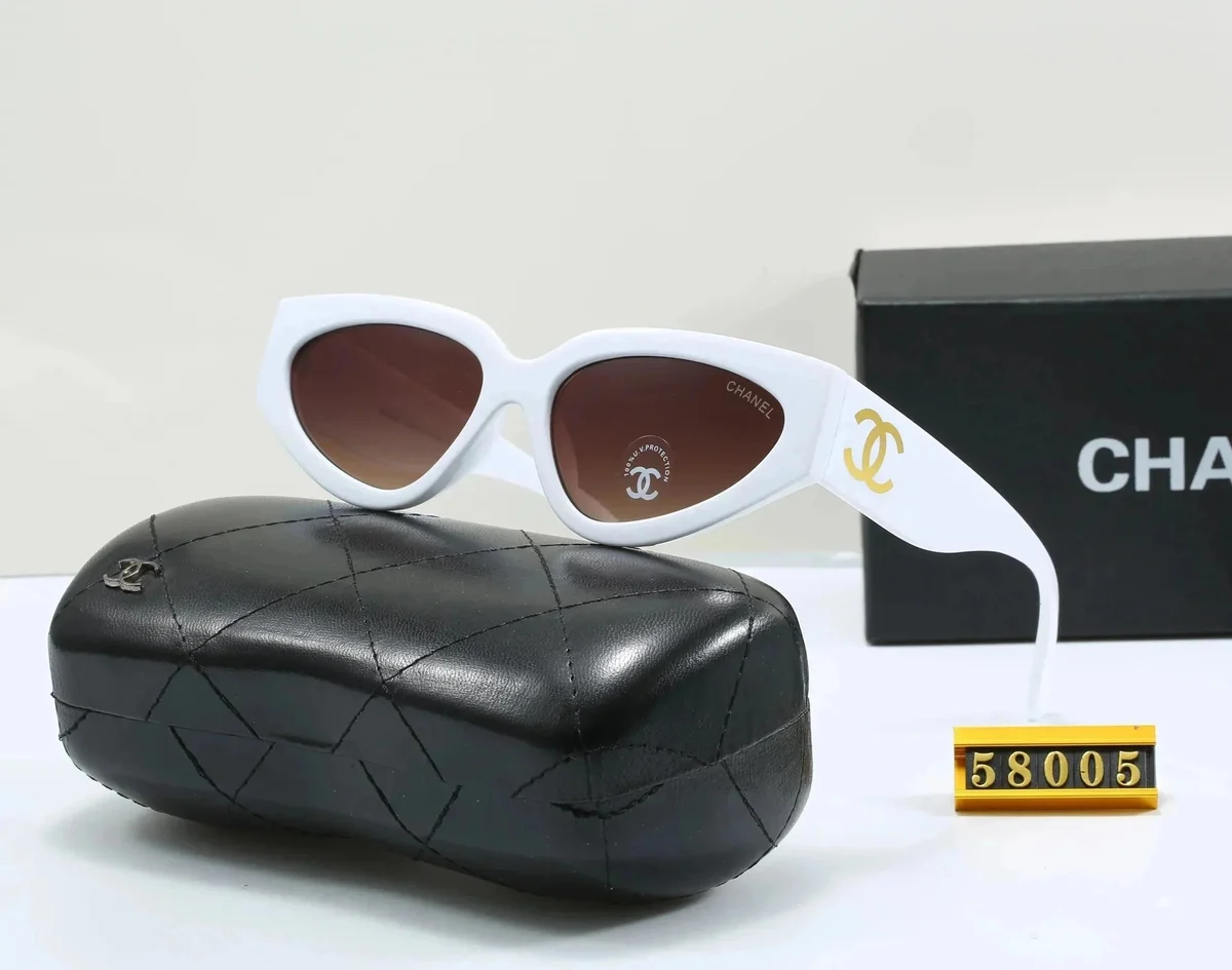 Chanel Chanel White Gradient Lens Sunglasses Eyewear White