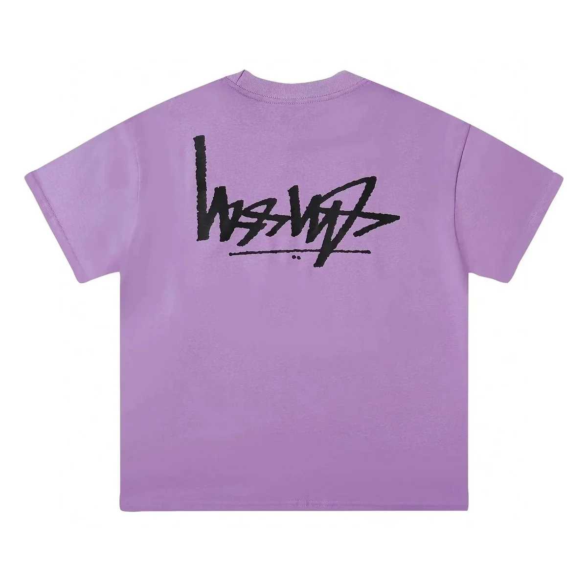 Stussy Stussy Stüssy Basic Logo Lilac T-Shirt Purple - 1