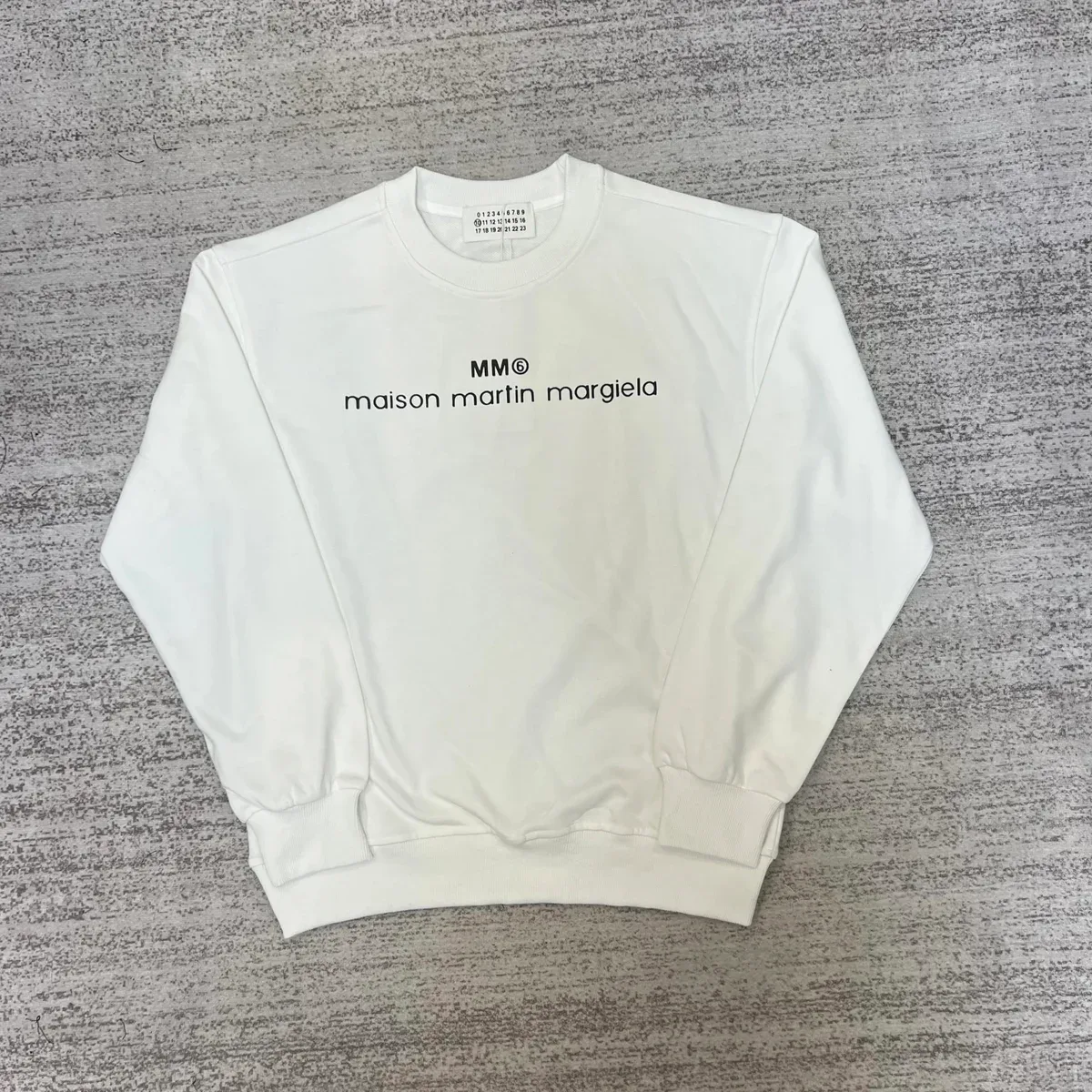 Maison Margiela Maison Margiela MM® Logo White Sweatshirt White - 1