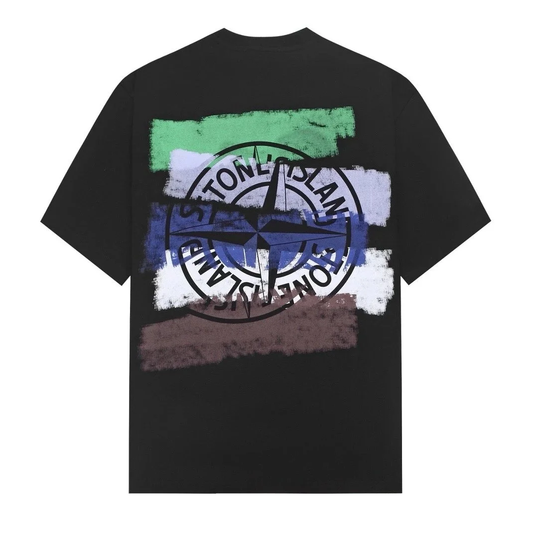 Stone Island Stone Island 68-15 Black Compass T-Shirt Black