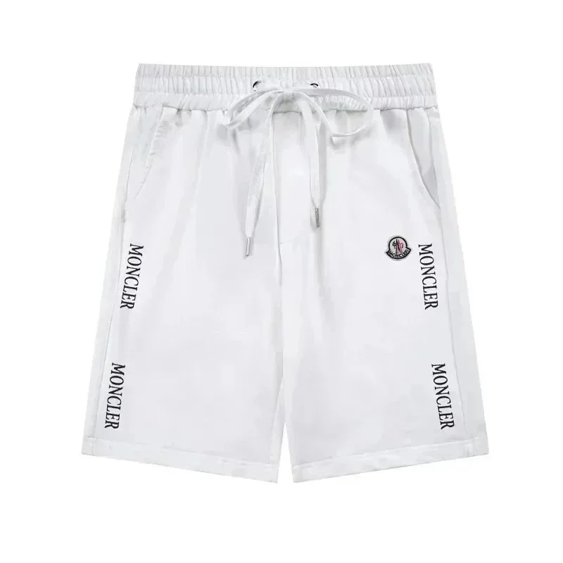 Moncler Moncler White Logo-Printed Shorts White