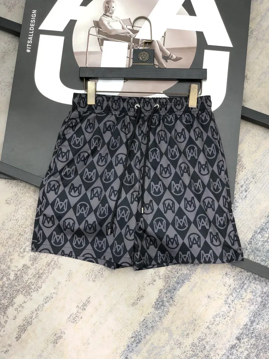 Maison Margiela Maison Margiela Monogram Print Shorts Black - 1